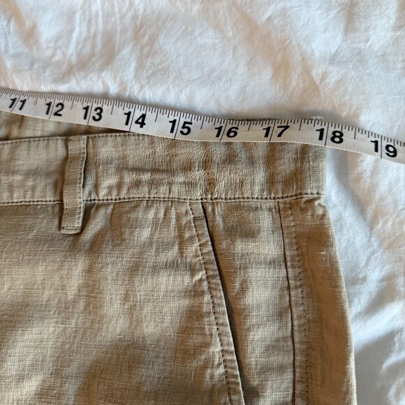 Outlier Injected-Linen Pants in Khaki/Dry Tan 36 - Picture 6 of 7